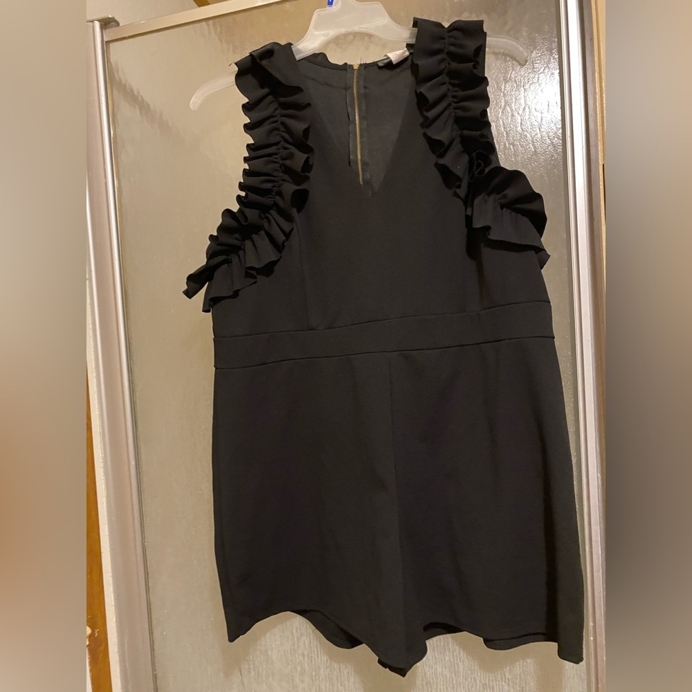 Black romper.